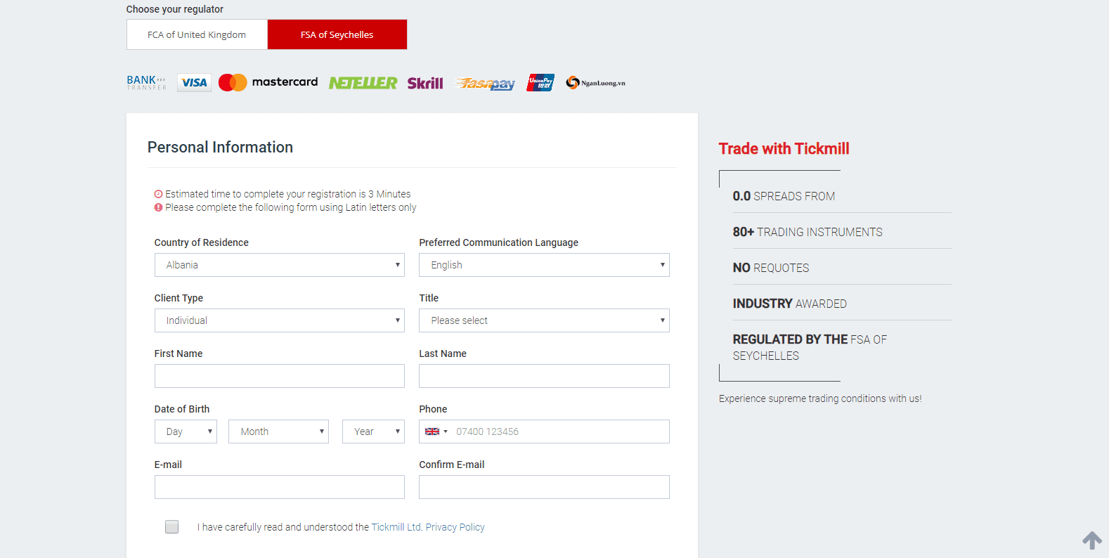 Skrill charges for deposit transaction